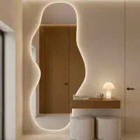 آینه دفرمه وگنبدی|آینه|بندر ماهشهر, |دیوار