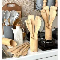 کفگیرهای چوبی بامبو اک