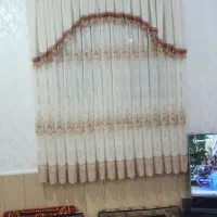 سه عدد پرده وسرپرده و چوب پرده به فروش میرسد|پرده، رانر، رومیزی|مریوان, |دیوار