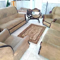 مبلمان ۷نفره و میز تلفن|مبلمان خانگی و میز عسلی|نیشابور, شهرک قدس|دیوار