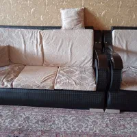 مبل 7نفره چرم دسته S|مبلمان خانگی و میز عسلی|تربتحیدریه, آسایش|دیوار