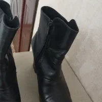بوت پاشنه داره چرم سایز39.40|کیف، کفش، کمربند|قائم‌شهر, |دیوار