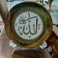 دو عدد بشقاب تزئینی|صنایع دستی و سایر لوازم تزئینی|نهاوند, |دیوار