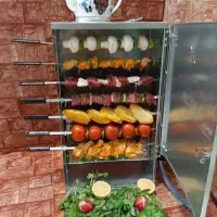 کباب پز دادلیسان ۱۴ سیخ موتور دار بدون دود