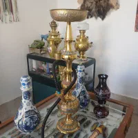 قائلان قلیان برنز هندی