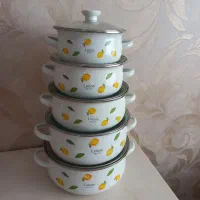 قابلمه ۵تیکه لعابی