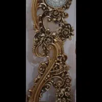 ساعت ایستاده گل برجسته سلطنتی تمام چوب . آکبند