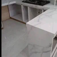 ساخت کابینت آشپزخانه مدرن با طراحی و اجرای سرامیک