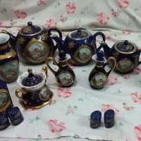 چینی سورمه ای طلاکوب