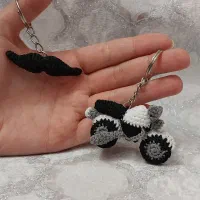 جاکلیدی طرح موتور و سبیل دستبافت|کلکسیون و سرگرمی|شاهرود, |دیوار