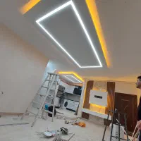 بازسازی منازل کناف، کاغذ، رنگ|خدمات پیشه و مهارت|خرم‌آباد, |دیوار