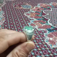 انگشتر زمرد کلمبیا باده عدد نگین|جواهرات|زنجان, |دیوار