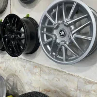 رینگ خرچنگی نقره ای و مشکی