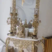 فروش‌وخریدار‌همه‌نو وسایل برنزی برنجی آینه شمعدان