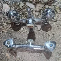 شیر دوش حمام و شیر توالت دستشویی سنگین وزن برنجی