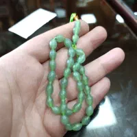 تسبیح شاه مقصود سبز کم رنگ کد 494
