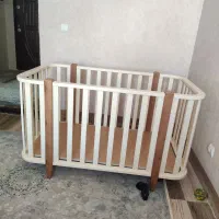 تخت یک نفره نوزاد تا هشت سالگی  ابعاد 80/130