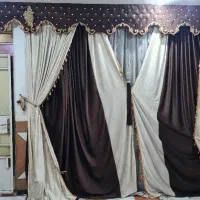 پرده با تاج بهترین جنس|پرده، رانر، رومیزی|اهواز, کیانشهر|دیوار