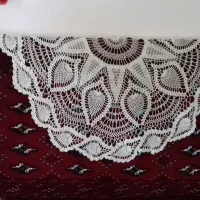 پشتی دستبافت با روپشتی