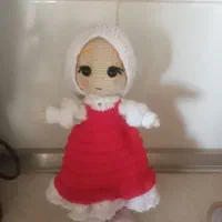 عروسک بافتنی دختر با حجاب