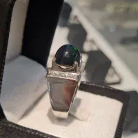 اوپال اتیوپی انگشتری با رکاب جواهری دست ساز