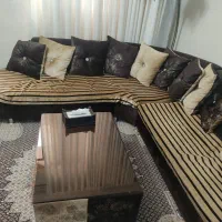 مبل راحتی مدل ال ۸ نفره در حد نو سالم