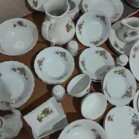 مجموعه گلسرخی.قیمت ذکرشده مربوط به سوپخوری میباشد|ظروف سرو و پذیرایی|رشت, جانبازان|دیوار