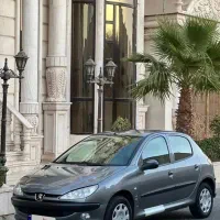 پژو ۲۰۶ مدل ۱۳۹۰ بی رنگ کارکرد ۱۸۷ هزارتا فرانسوی