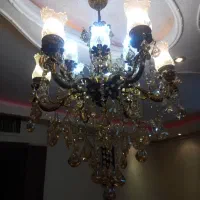 میز غذاخوری چهارنفره .تخت دونفره..لوستر|لوستر و چراغ آویز|قزوین, |دیوار