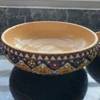 کاسه  سفالیه کار دست|ظروف سرو و پذیرایی|بروجرد, |دیوار