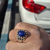 انگشتر نقره یاقوت استار