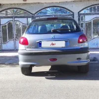 پژو 206تیپ2 کارمندی تک برگ استثنایی 100تا کار