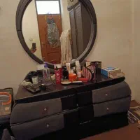 تخت،میز ارایش ،بغل تخت.میز تلویزیون و تلویزیون|مبلمان خانگی و میز عسلی|اردبیل, |دیوار