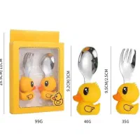 قاشق چنگال عروسکی کودک|اسباب و اثاث بچه|بندر انزلی, کارآموزی|دیوار