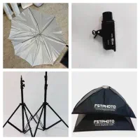 تحهیزات کامل آتلیه عکاسی به صورت تکی یا یکجا