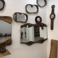 ست عسلی و آینه چوب های گردو و کلاسیک|مبلمان خانگی و میز عسلی|سنندج, |دیوار