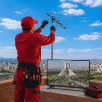 نصاب انتن تضمینی تنظیم قطعات و عیب یابی انتن