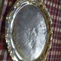 سینی برنجی قدیمی