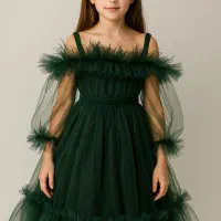 لباس تور بچگانه آستین دار