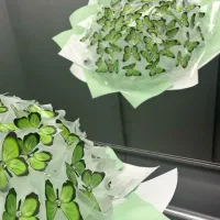 گل دست ساز روبان هدیه ای ماندگار|گل مصنوعی|تبریز, |دیوار