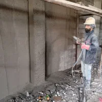 شاتکریت یا سیمان کاری با دستگاه دیزل بی برق|خدمات پیشه و مهارت|بابل, |دیوار