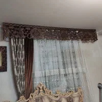 قاب پرده چوبی