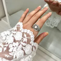 ۲مدل انگشتر نقره زنانه ۹۲۵