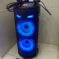 اسپیکر ۸ اینچ شارژی/ میکروفون سیمی/ کنترل دار نو