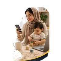 کار با گوشی برا خانم