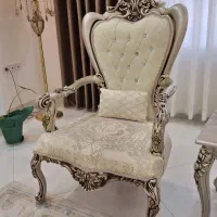 مبلمان سلطنتی ۷نفره باجلومبلی وعسلی درحدنو|مبلمان خانگی و میز عسلی|سمنان, |دیوار