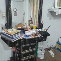 میز کنسول آیینه ای طلایی|بوفه، ویترین، کنسول|گرگان, |دیوار