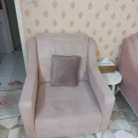 مبل تکی صورتی|مبلمان خانگی و میز عسلی|تهران, مشیریه|دیوار