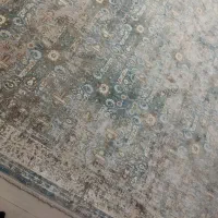 فرش12متری1/200شانه و12عدد پشتی دو رو با روکش