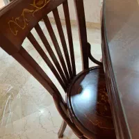 میز ناهار خوری چهار نفره بسیار تمیز و نو سایز